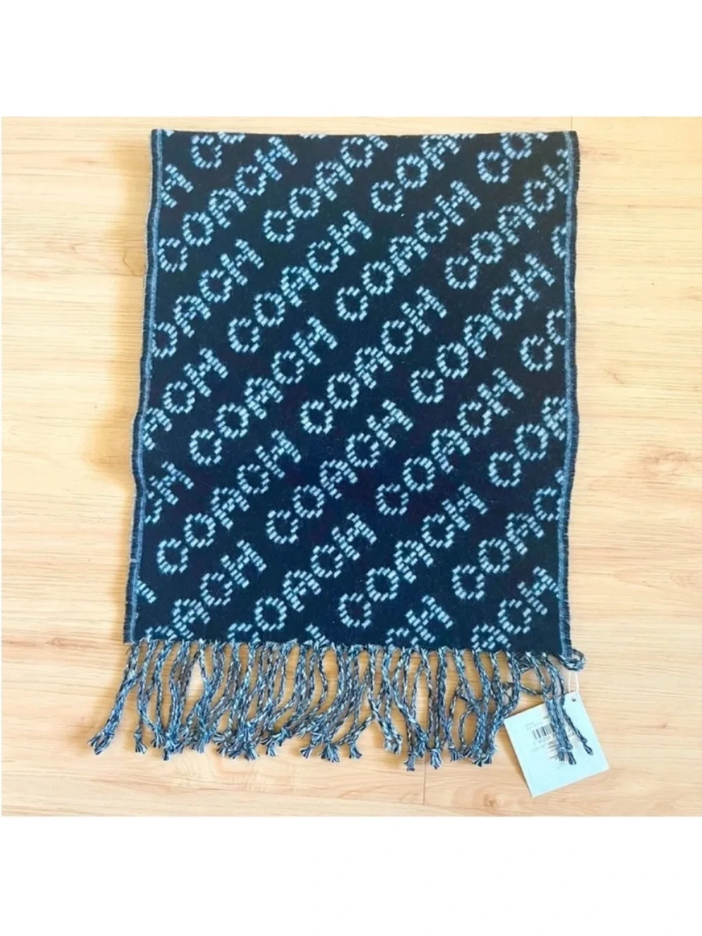 COACH SIGNATURE WOOL SCARF #CH135